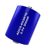 ABRACON ADCS-E02R7SA308Q Supercapacitor, 3000 F, 2.7 V, Screw, -10%, +30%