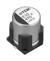 TDK B40910A5337M100 Hybrid Aluminium Electrolytic Capacitor, 330 µF, ± 20%, 25 V, Radial Can - SMD, 0.016 ohm