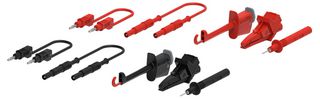 Multicomp Pro MP771136 - 10-Piece Test Lead Kit – Probes, Clips & Banana Plugs
