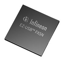 INFINEON CYUSB3284FCAXIXQMA1 USB Interface, EZ-USB, 256KB Flash, USB Peripheral Controller, USB 3.2 Gen 1, 1.62 V, 3.63 V, FBGA