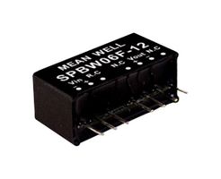 MEAN WELL SPBW06F-05 Isolated Through Hole DC/DC Converter, ITE & Industrial, SIP, 4:1, 6 W, 1 Output, 5 V