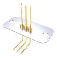 MOLEX 73286-0040 Feedthrough Capacitor, 1 Row, 3Pins, 1000 pF, 100 VDC, 5 A, Axial Leaded, Through Hole, ± 25%