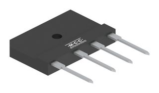 MICRO COMMERCIAL COMPONENTS (MCC) EPB2506-BP Bridge Rectifier, Single Phase, 600 V, 25 A, PB, 4 Pins, 2 V