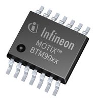 INFINEON BTM9020EPXUMA1 Motor Drive, Full-Bridge, Brushed DC, 2 Output, 7 to 18V, INA, INB, SEL, PWM, -40 to 150°C, TSSOP-14
