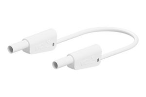STAUBLI 66.2014-05029 Banana Test Lead, 30 VAC, 4mm Stackable Banana Plug, Shrouded, 4mm Stackable Banana Plug, Shrouded