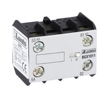 LOVATO ELECTRIC 11BGX1011 Auxiliary Contact, Lovato BG Series Mini Contactors, 1NO-1NC, Front Mount, Screw, 11BGX10 Series