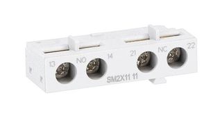 LOVATO ELECTRIC SM2X1111 Auxiliary Contact, Lovato SM2R/SM3R Series Motor Protection Circuit Breakers, 1NO-1NC