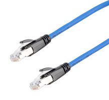 L-COM TRD626ASP-BLU-3F Ethernet Cable, 10 Gigabit, 26AWG, Cat6a, RJ45 Plug to RJ45 Plug