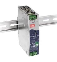MEAN WELL WDR-60-48 AC/DC DIN Rail Power Supply (PSU), ITE, Industrial & Laboratory Equipment, 1 Output, 60 W, 48 VDC