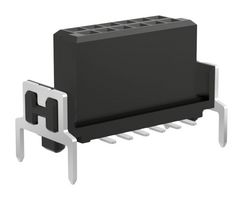 HARWIN M55-6051242R PCB Receptacle, Board-to-Board, 1.27 mm, 2 Rows, 12 Contacts, Surface Mount Straight
