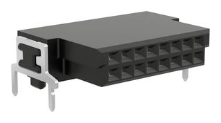 HARWIN M55-6151642R PCB Receptacle, Board-to-Board, 1.27 mm, 2 Rows, 16 Contacts, Surface Mount Right Angle