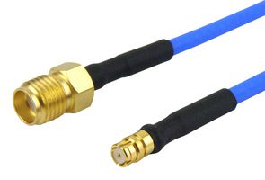 FAIRVIEW MICROWAVE FMC1322085-12 RF / Coaxial Cable Assembly, 12 ", 305 mm, FM-F086, SMA Jack, SMP Jack, 50 ohm