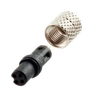 NORCOMP 850-004-203RSS1 Sensor Connector, VULCON M5 Series, M5, Female, 4 Positions, Solder Socket, Straight Cable Mount