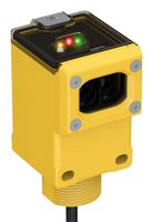 BANNER ENGINEERING Q453E Photoelectric Sensor, 60m, 880nm Infrared LED, Opposed Emitter, Digital, 24 to 250VAC