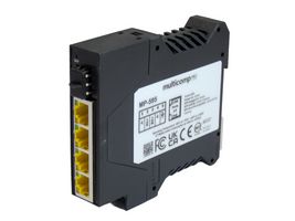 MULTICOMP PRO MP-595 Switch, 5 Ports, Industrial, Gigabit PoE+ Ethernet, DIN Rail, RJ45 x 4, SFP x 1
