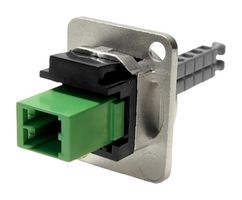 CLIFF ELECTRONIC COMPONENTS CP30244M3 Fiber Optic Adapter, 2Port, M3 Holes, Singlemode, Multimode, MMC Jack, MMC Jack