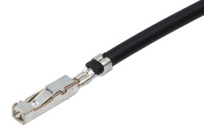 MOLEX 229117-2122 Cable Assembly, 22AWG, CP-3.3 Crimp Terminal Socket to Free End, 5.9 ", 150 mm