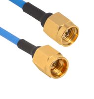 AMPHENOL SV MICROWAVE 7029-4646 RF / Coaxial Cable Assembly, 6 ", 152.4 mm, 0.085" Flexible, TFlex 405, SMA Plug, SMA Plug