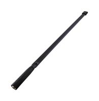 L-COM LCANRBD1076 Whip Antenna, 144MHz to 148MHz, 420MHz to 450MHz, Dual Band, Vertical, 3.5dBi, 5.5dBi, SMA Connector