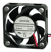 SAME SKY CFM-4010V-070-273 DC Axial Fan, 5 V, Square, 40 mm, 10 mm, omniCOOL, 8 CFM