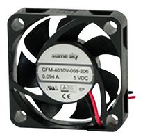 SAME SKY CFM-4020V-280-275 DC Axial Fan, 24 V, Square, 40 mm, 20 mm, omniCOOL, 10.8 CFM