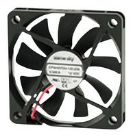 SAME SKY CFM-6025V-252-312 DC Axial Fan, 24 V, Square, 60 mm, 25 mm, omniCOOL, 27 CFM