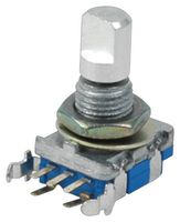 SAME SKY ACZ11BR1E-15FD1-12C Rotary Encoder, Mechanical, Incremental, 12 PPR, 12 Detents, Vertical, With Momentary Push Switch