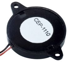 SAME SKY CEP-1110 Transducer, 90 dB, 4.1 kHz, Panel Mount, External, 0.025 µF
