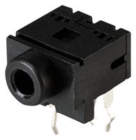 SAME SKY SJ1-3555NG Phone Audio Connector, 5 Contacts, Jack, 3.6 mm, Through Hole Mount Right Angle