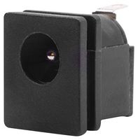 SAME SKY PJ-009A DC Power Connector, Jack, 2.5 A, 2 mm, Panel PCB Mount, Through Hole Straight