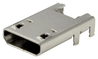 SAME SKY UJ2-MIBH-4-SMT-TR USB Connector, Micro USB Type B, USB 2.0, Receptacle, 5 Ways, Surface Mount, Right Angle