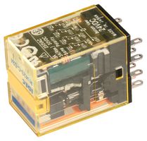IDEC RU42S-C-D24 Power Relay, 4PDT, 24 VDC, 3 A, RU Series, Socket, Non Latching