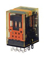 IDEC RU4S-CD-D24 Power Relay, 4PDT, 24 VDC, 6 A, RU Series, Socket, Non Latching