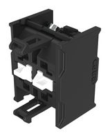 EAO 704.910.3-1 Contact Block, DPST-NO, Screw, 2 Pole, 10 A, 500 V, EAO 04 Series Selector Switches