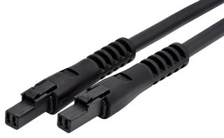 JST / JAPAN SOLDERLESS TERMINALS A02RJWPF02RJWPF22KJ1981OM Cable Assembly, Wire to Board Receptacle to Wire to Board Receptacle, 2 Ways, 2 mm, 1 Row, 1.98 m