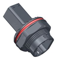 AMPHENOL INDUSTRIAL USCM004-104 Automotive Connector Housing, Cable-Cable, X-Key, Black, USCM Series, Receptacle, 4 Ways
