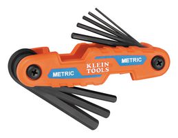 KLEIN TOOLS 70540M Hex Key Set, 1.5mm, 2mm, 2.5mm, 3mm, 4mm, 5mm, 6mm and 8mm, Compact