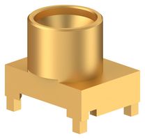 HUBER+SUHNER 95_SMPM-50-0-F2/111_NE RF / Coaxial Connector, Full Detent, SMPM Coaxial, Straight Plug, Surface Mount, Through Hole