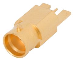 AMPHENOL SV MICROWAVE 1211-66455 RF / Coaxial Connector, SMP RP Coaxial, Edge Launch Plug, Solder, 50 ohm, Beryllium Copper