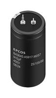TDK B43645A0397M057 Electrolytic Capacitor, 390 µF, 475 V, ± 20%, Snap-In, 5000 hours @ 105°C