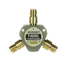 KEYSIGHT TECHNOLOGIES 11636C-AU Power Divider, 2.4mm to 2.4mm Connector, 50 ohm, 0.5W, 50 GHz Frequency, 1 Input x 2 Output, AU