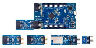 RENESAS QC-BEKITPOC2Z Beginner Kit, R7FA6E2BB3CFM, Blinky, Smart Temperature Data Logger, BLE-Based Asset Tracker