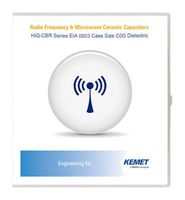 KEMET CER ENG KIT 49 Capacitor Kit, 0.2pF to 10pF, C0G, 0603, HiQ-CBR Automotive MLC Capacitors
