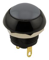 SAME SKY PB2-M-GRY-D-67 Industrial Pushbutton Switch, PB2 Series, 12 mm, SPST-NO-DM, Off-(On), Round Domed, Grey