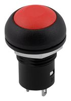 SAME SKY PB3-A-R-D-67 Industrial Pushbutton Switch, PB3 Series, 12 mm, SPST-NO-DM, Off-On, Round Domed, Red
