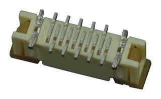 MOLEX 52559-1072 FFC / FPC Board Connector, 0.5 mm, 10 Contacts, Easy-On 52559 Series, Solder, 1 Row