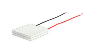SAME SKY CP68475H-2 Peltier Module, 2 Stage, 6.8 A, 16 V, 40 W, 2.12 ohm, 85 °C, 100mm, 20 AWG, Red & Black