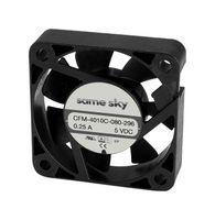 SAME SKY CFM-4010C-280-296 DC Axial Fan, 24 V, Square, 40 mm, 10 mm, omniCOOL, 6.76 CFM