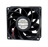 SAME SKY CFM-9232B-250-509 DC Axial Fan, 24 V, Square, 92 mm, 32 mm, Ball, 102.79 CFM