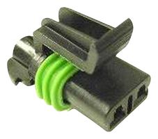 APTIV / DELPHI 10737780 Automotive Connector Housing, Black, Metri-Pack 280 Series, Receptacle, 2 Ways